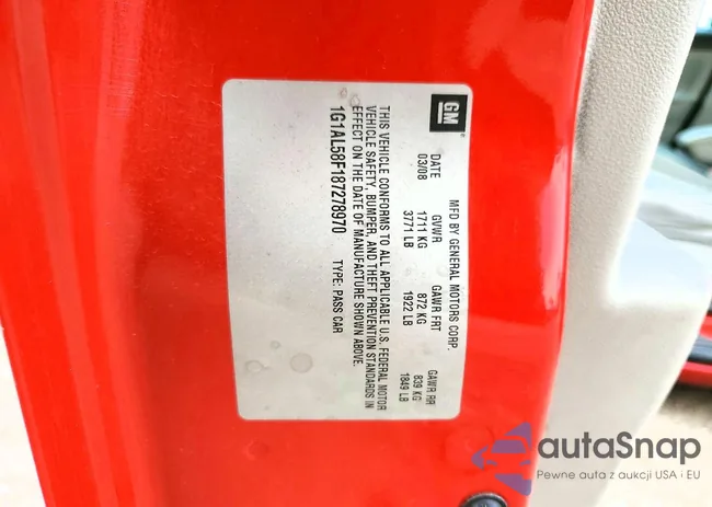 1G1AL58F187278970: 76842885