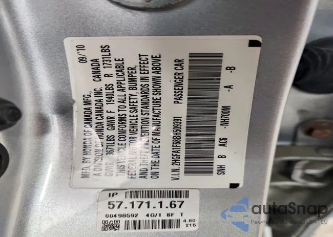 2HGFA1F68BH509391: 79433525