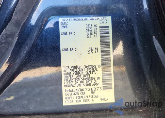 1N4AL3AP3HC226073: 76618475