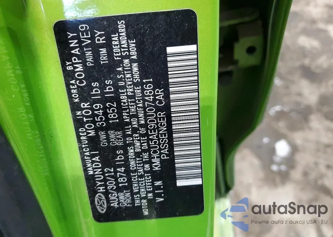 KMHCU5AE9DU074861: 75426355