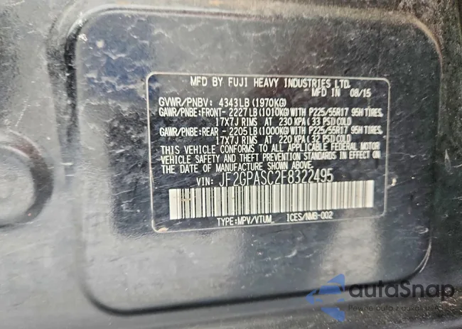 JF2GPASC2F8322495: 75992155