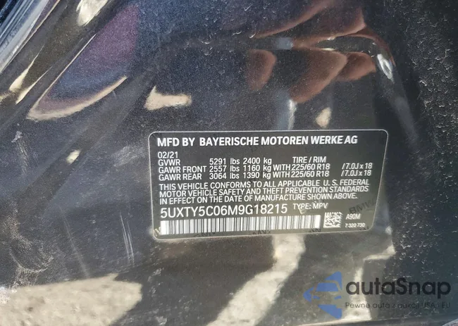 5UXTY5C06M9G18215: 76948085