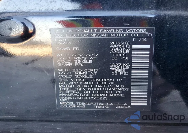 KNMAT2MT9FP515221: 76337835