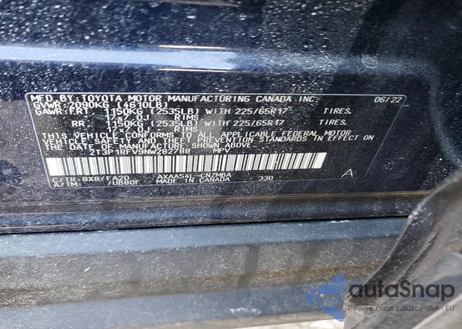 2T3P1RFV9NW282788: 74945415