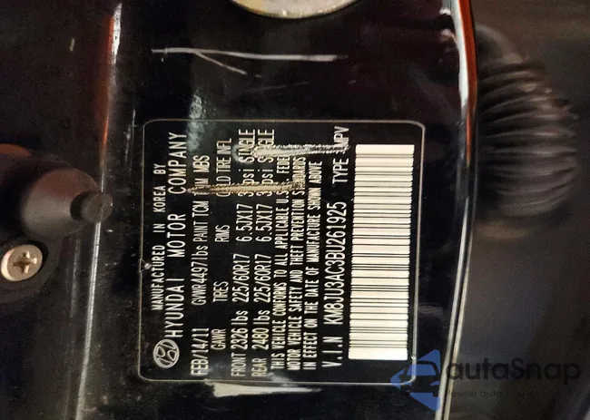 KM8JU3AC3BU261925: 76382475