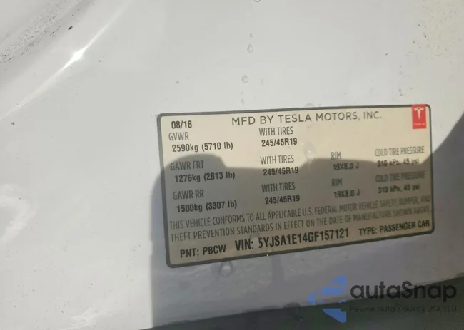 5YJSA1E14GF157121: 75385895