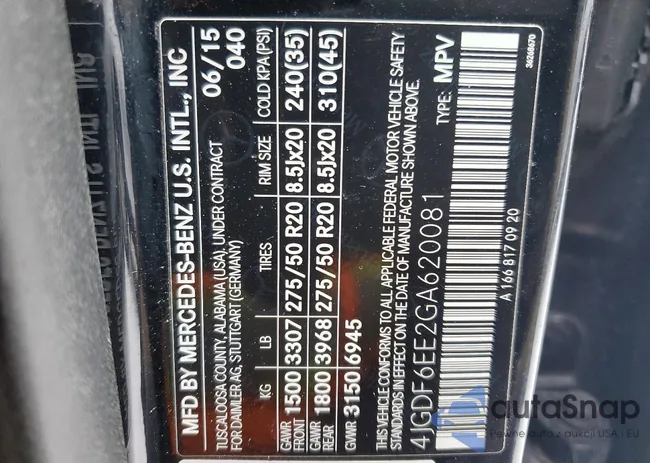 4JGDF6EE2GA620081: 72422435