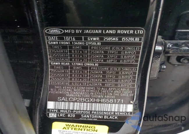 SALCP2BGXHH658171: 77543475