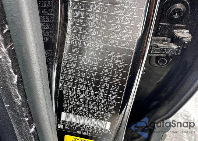 SALVP2RX3JH322558: 75509505