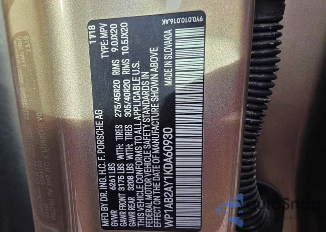 WP1AB2AY1KDA60930: 79108155