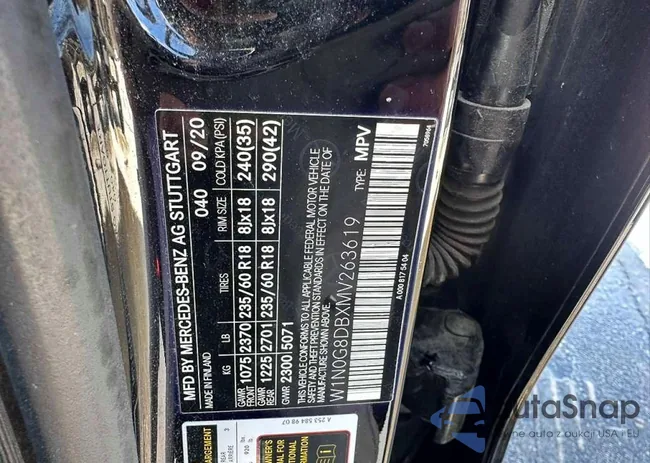 W1N0G8DBXMV263619: 75058295