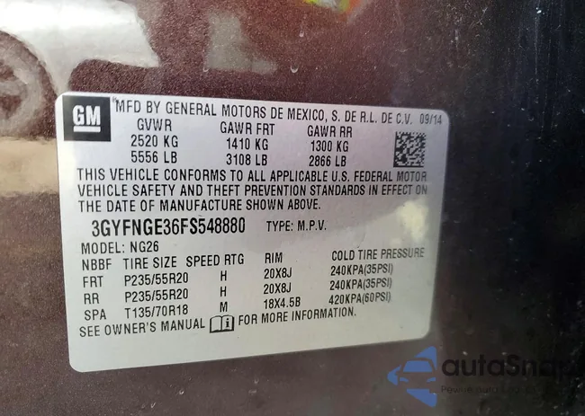 3GYFNGE36FS548880: 75658345