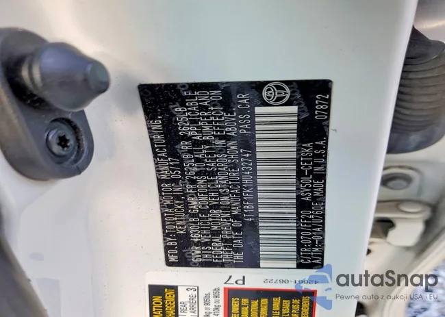 4T1BF1FK1HU432747: 75832425