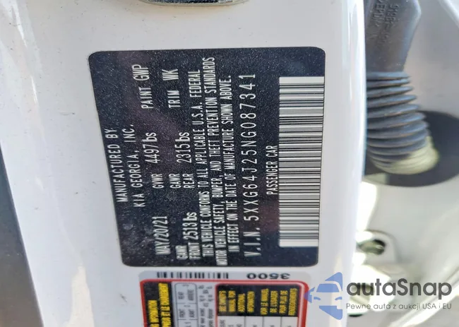 5XXG64J25NG087341: 76019345