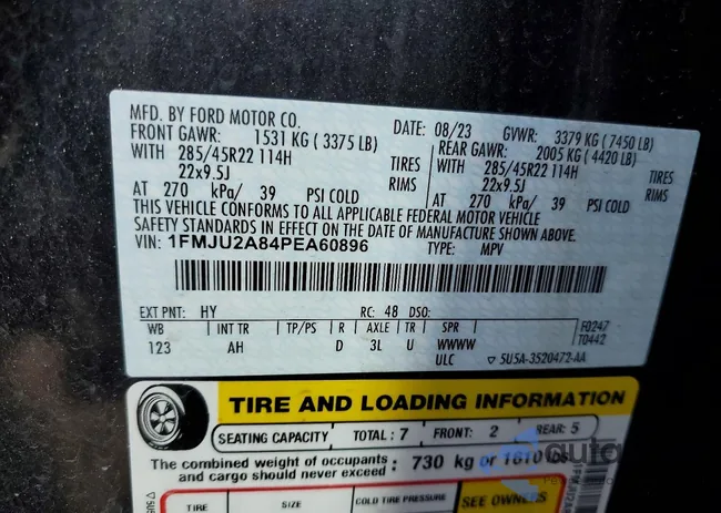 1FMJU2A84PEA60896: 73089825