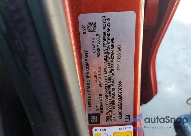 KL8CB6SAXMC707555: 77096855