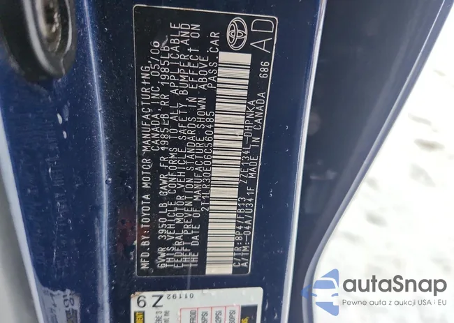 2T1LR30E06C560485: 78584445