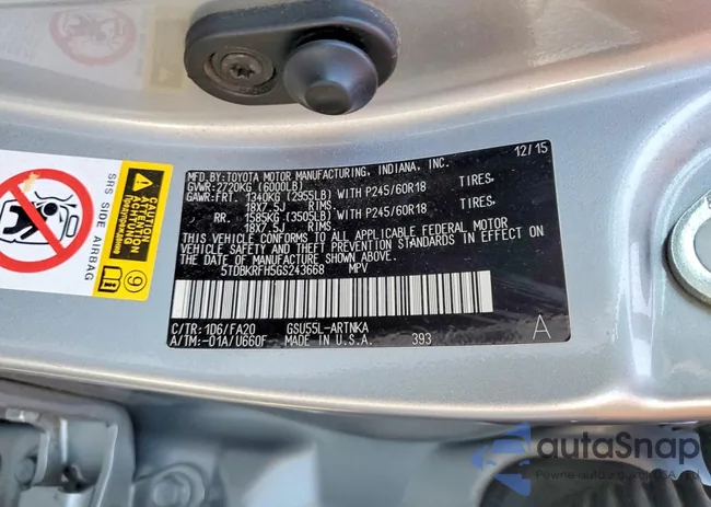 5TDBKRFH5GS243668: 76411615