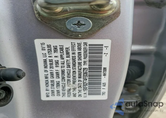 19XFB2F74FE036729: 78096235