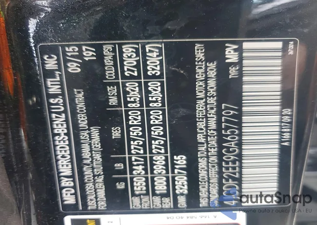 4JGDF2EE9GA657797: 77931585