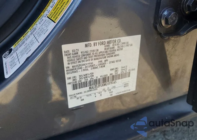 MAJ3S2FEXMC419165: 74578785