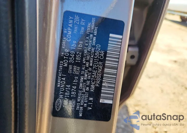 KMHCT5AE7EU158620: 78502295