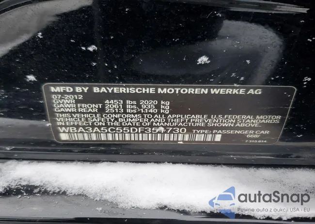 WBA3A5C55DF351730: 78424745