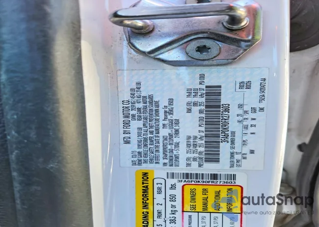 3FA6P0K90FR273603: 75160895