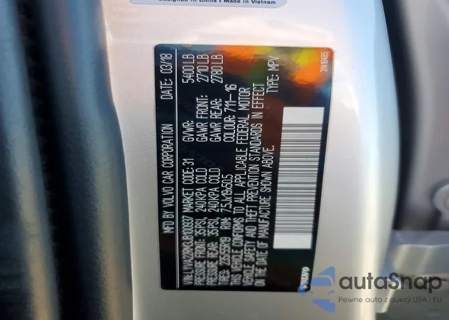 LYVA22RM3JB100937: 74454485