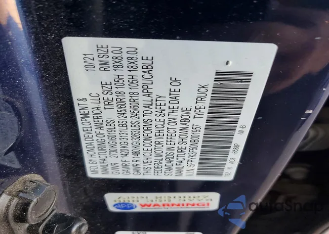 5FPYK3F50NB001957: 76475805