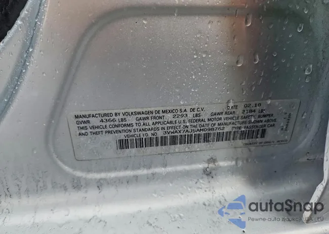 3VWAX7AJ5AM098762: 77921295