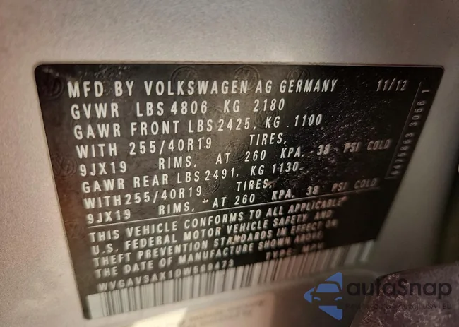 WVGAV3AX1DW569473: 78399665