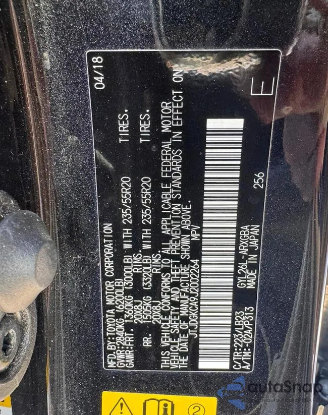 JTJDGKCA9J2002264: 77494975