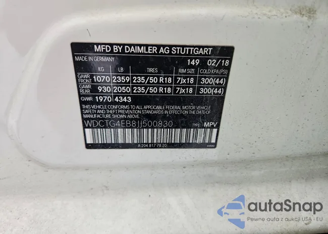 WDCTG4EB8JJ500830: 75883085