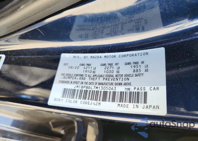 JM1BPBDL7M1305063: 78822065