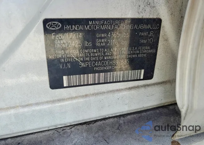 5NPEC4AC0EH897635: 78671205