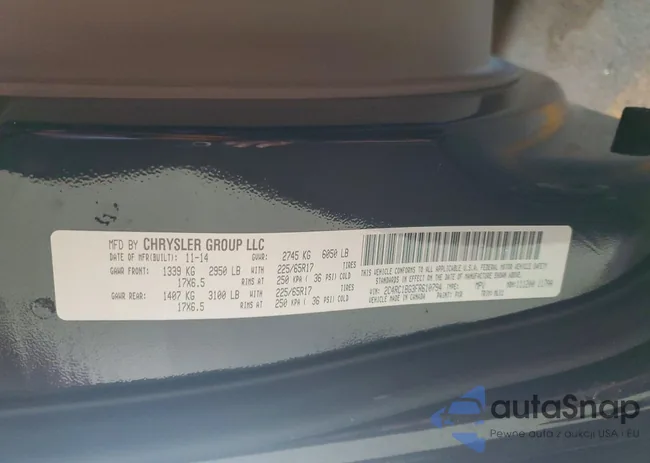 2C4RC1BG3FR610794: 76359235