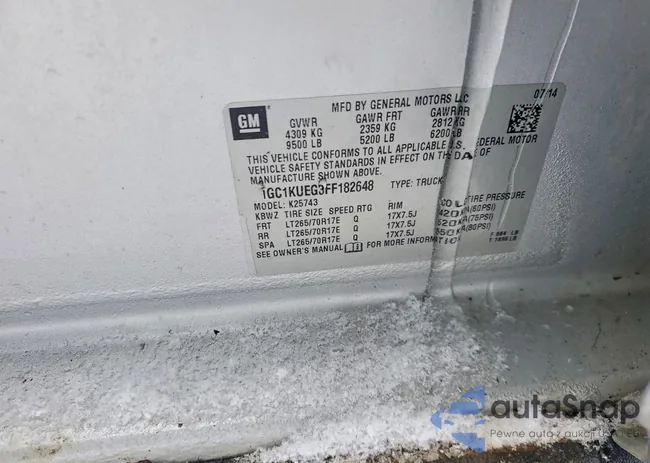 1GC1KUEG3FF182648: 76786505