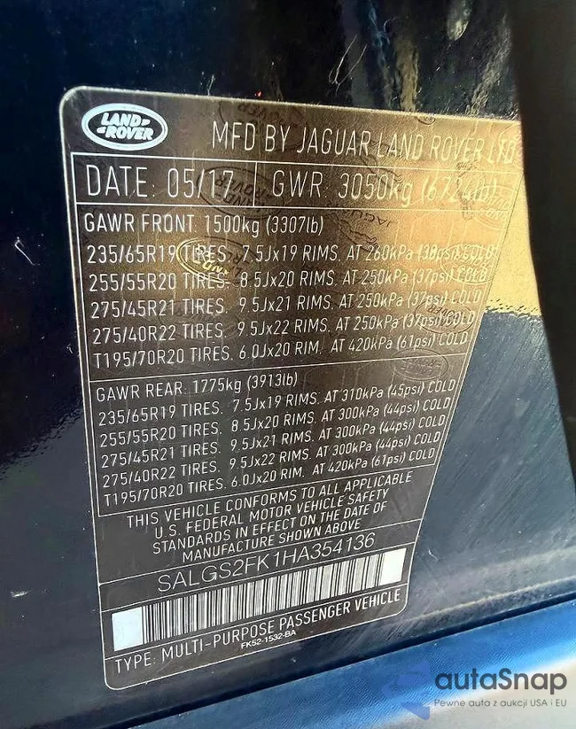 SALGS2FK1HA354136: 76076335