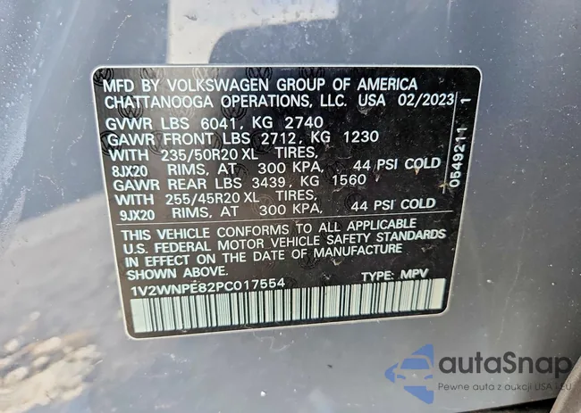 1V2WNPE82PC017554: 78806495