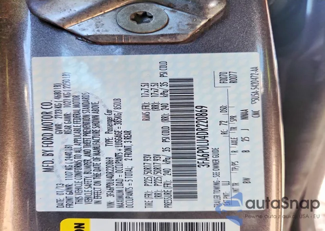 3FA6P0LU4DR220869: 78365525