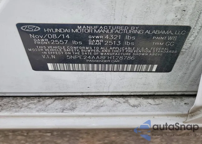 5NPE24AA8FH128786: 76888545