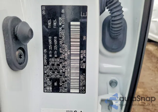 JTJSJRDZ4M5011592: 78074835