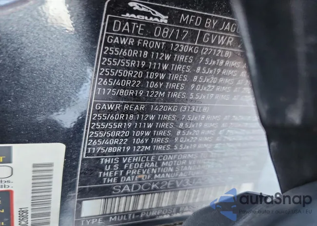 SADCK2EV3JA268581: 75638855