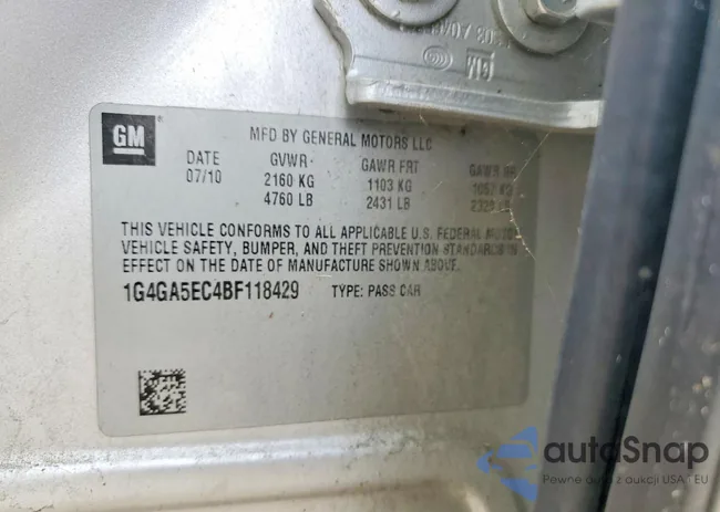 1G4GA5EC4BF118429: 78916185