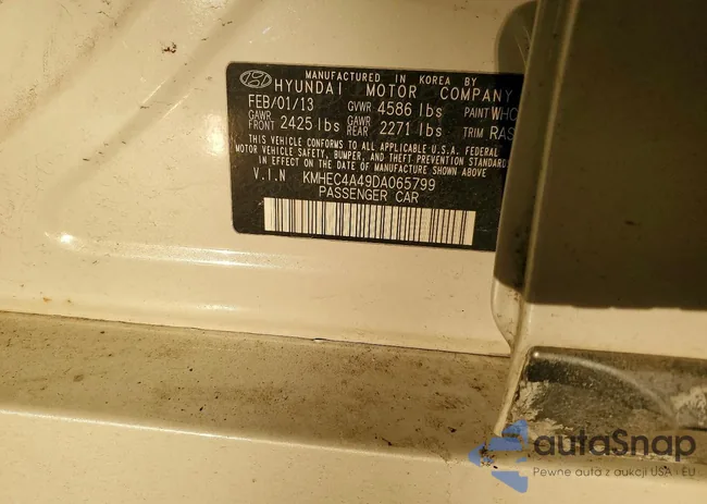 KMHEC4A49DA065799: 75621695