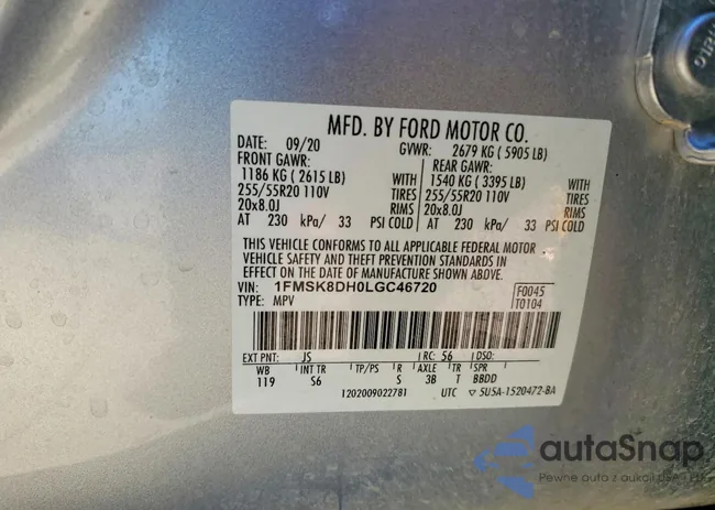 1FMSK8DH0LGC46720: 76356005