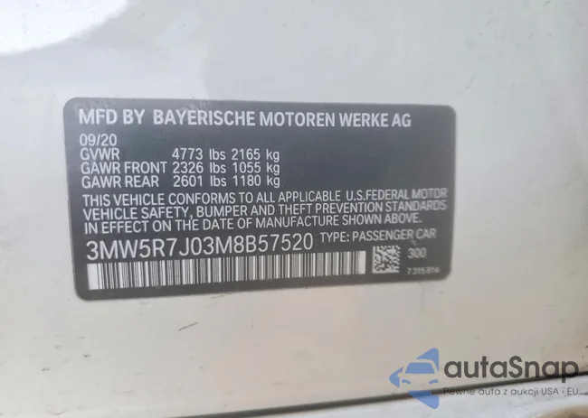 3MW5R7J03M8B57520: 77310985