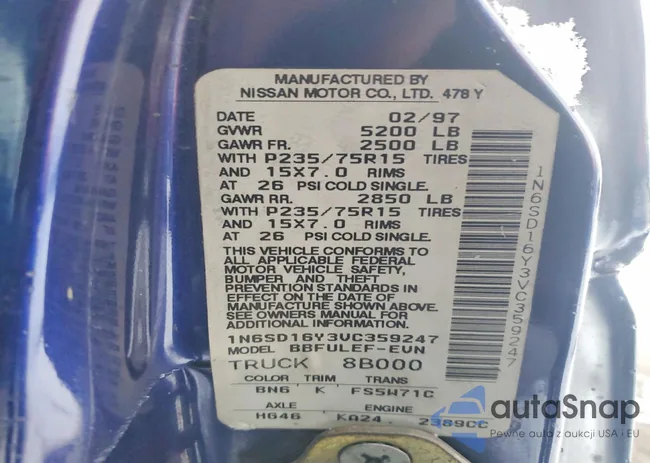 1N6SD16Y3VC359247: 77282595