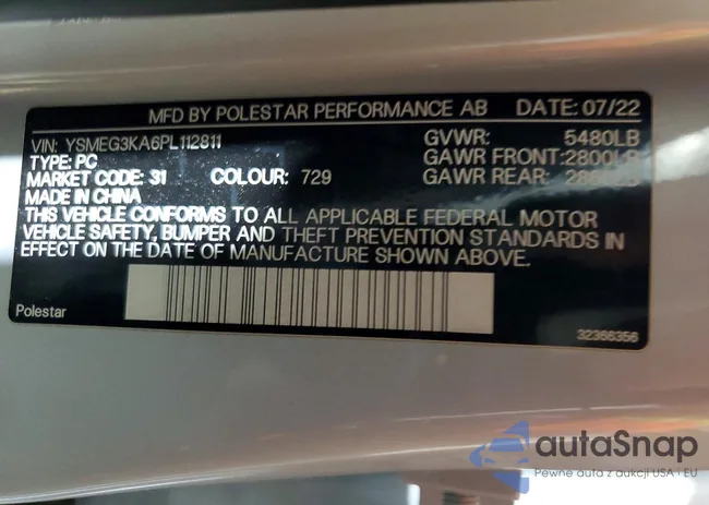 YSMEG3KA6PL112811: 77228515